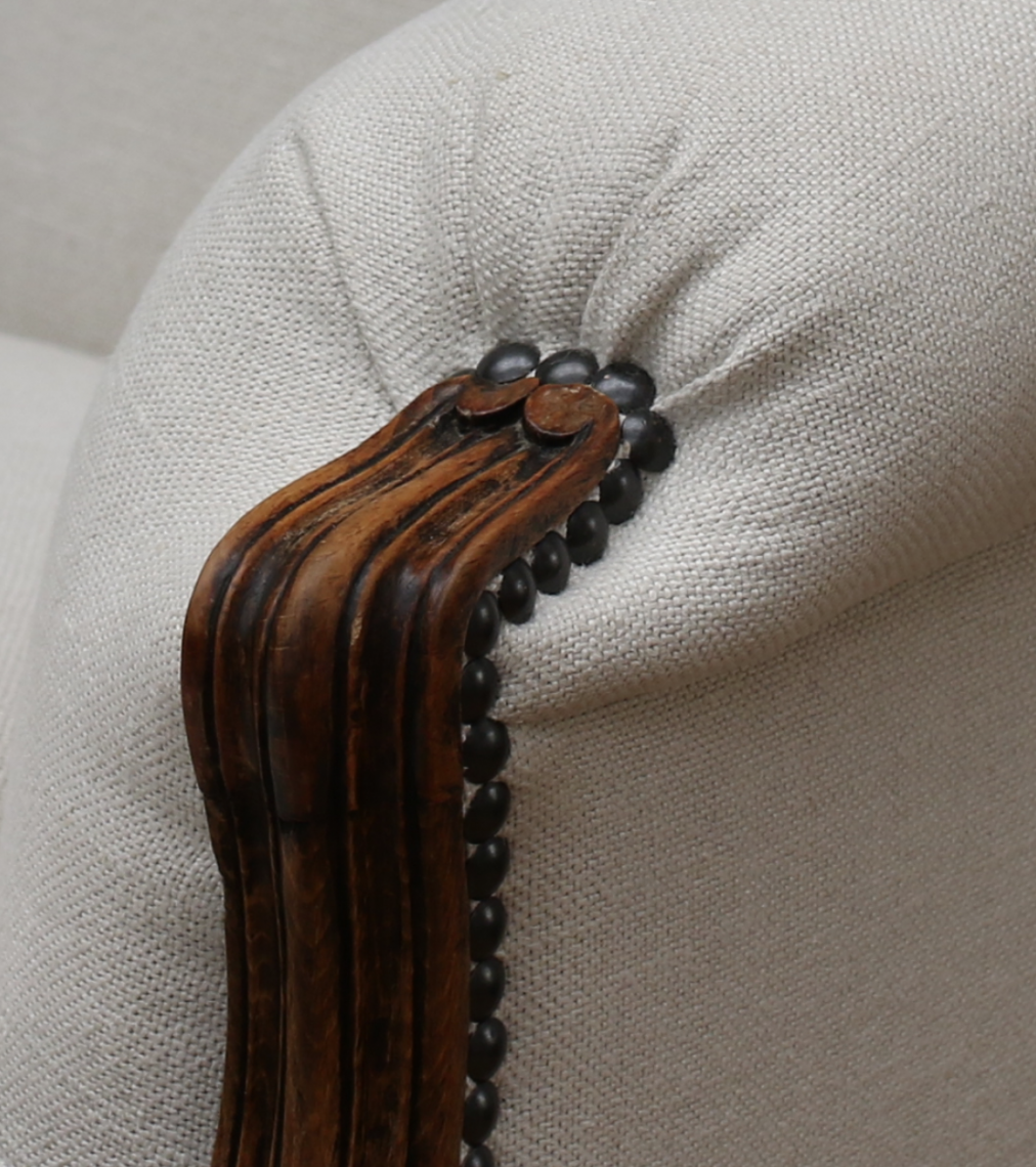 Louis XV Studded Armchair